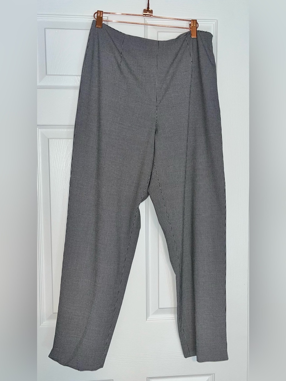 Spencer Tylar Petite Women’s Black Mini Check Dress Pants